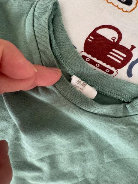 2ks tričiek 2-4mesiacov, h&m,68