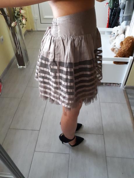 Hnedá elegantná sukňa, atmosphere,38