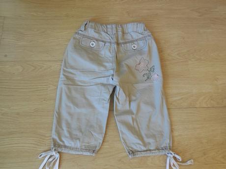 Trojštvrťové nohavice, 140