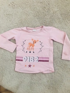 Tričko so srnkou, zara,116
