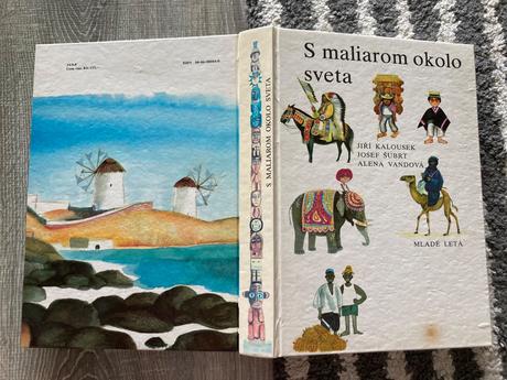 S maliarom okolo sveta-prvé vyd.1989,