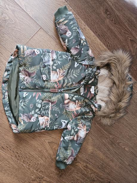 Newbie zimná bunda lesné zvieratká, newbie,74