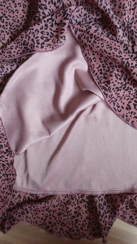 Vzorované šaty s jemným leopardím vzorom, l