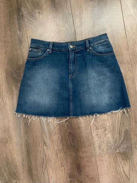 Riflová sukňa h&m, h&m,38