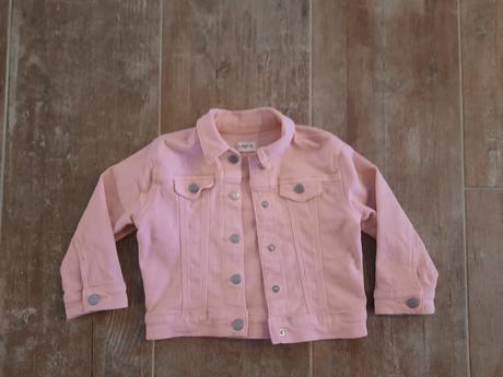 Riflová bundička pre dievčatko, f&f,92