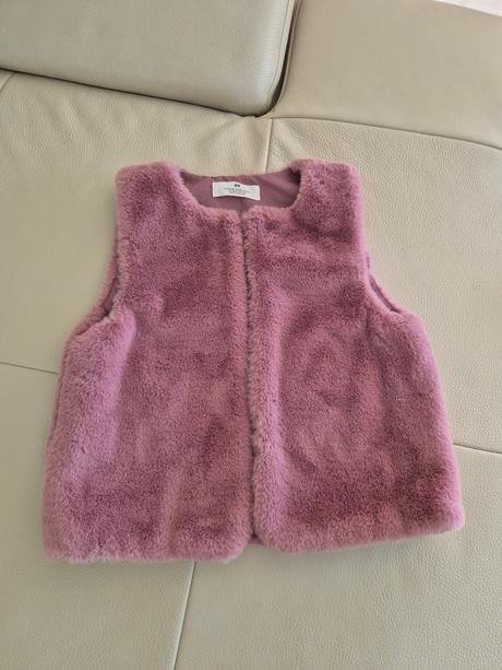 Huňatá vesta h&m 134/140, h&m,140