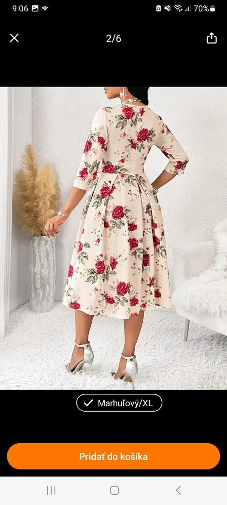 Príjemné letné šaty s mnohostranným využitím, xl