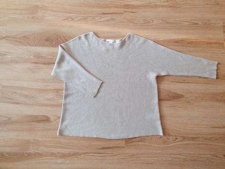 Pulóver béžový, h&m,m