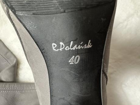 Čižmy nad kolená z prírodnej kože zn. r.polaňski, 40