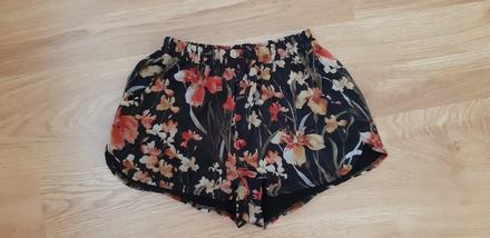 Kvetinové voľné šortky, xs