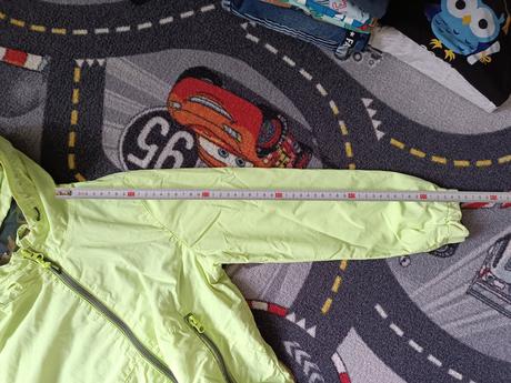 Žlto zelená krikľavá bunda zn. zara, zara,128