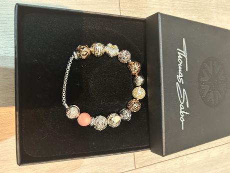 Naramok thomas sabo + 12 koralok, thomas sabo