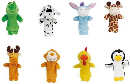 Maňušky na prsty zvieratká,