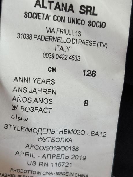 Moschino tričko, moschino,128