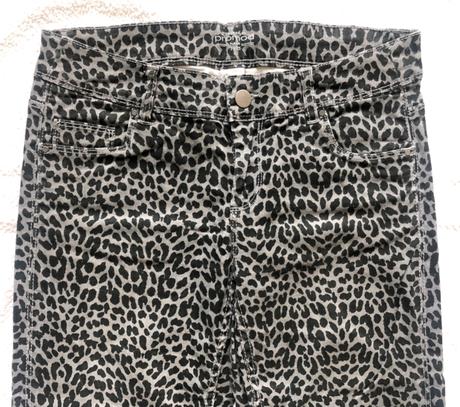 Nohavice s leopardím vzorom, promod,40