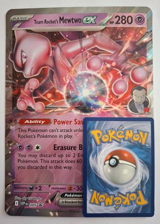 Pokémon jumbo karta mewtwo ex, 
