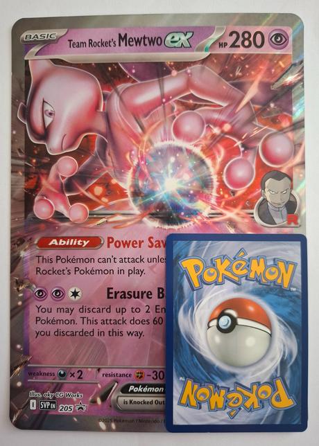 Pokémon jumbo karta mewtwo ex, 
