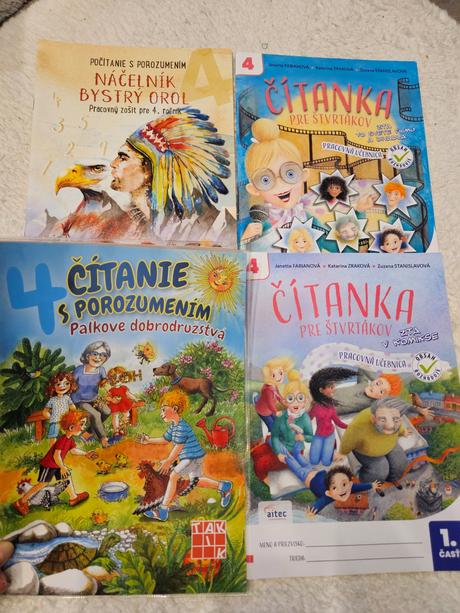 Čítanky pre 4. ročník pracovné aitec a tak tik,