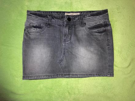 Riflová sukňa, amisu,xs