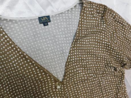 Luxusny damsky bodkovany sveter, 38