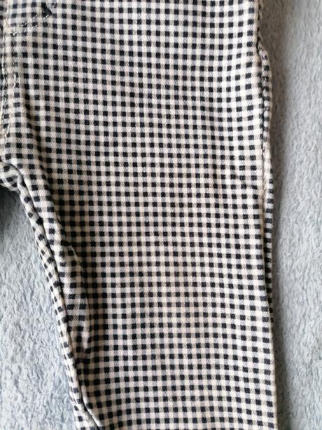 Kockove nohavice, zara,80