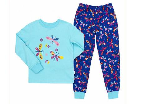 Dievčenské bavlnené pyžamo vážka, 80