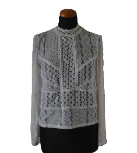 Čipkovaná blúzka h&m, veľ. s/m, h&m,38