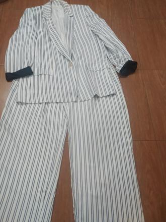 Pruhovany komplet, zara,l