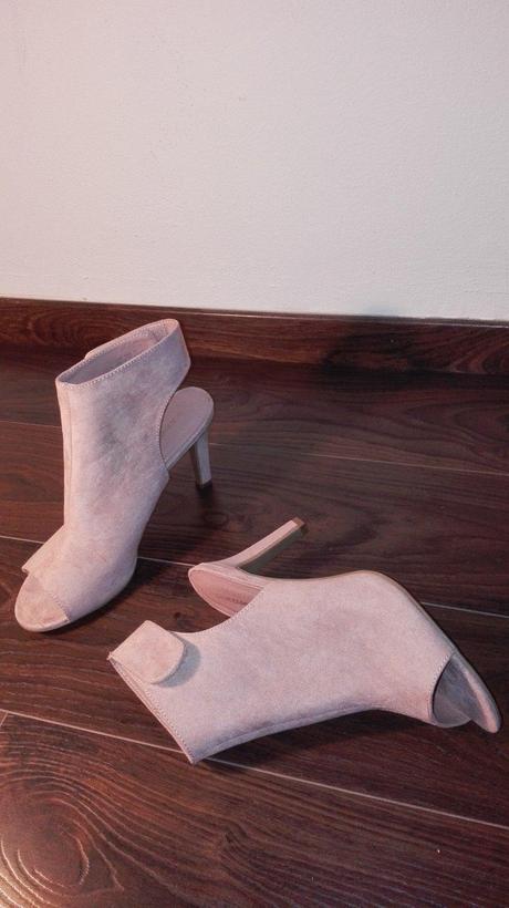 Dámske ružové topánky peep toe, graceland,39