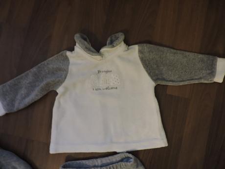 Velúrový komplet s poštou, primigi,62