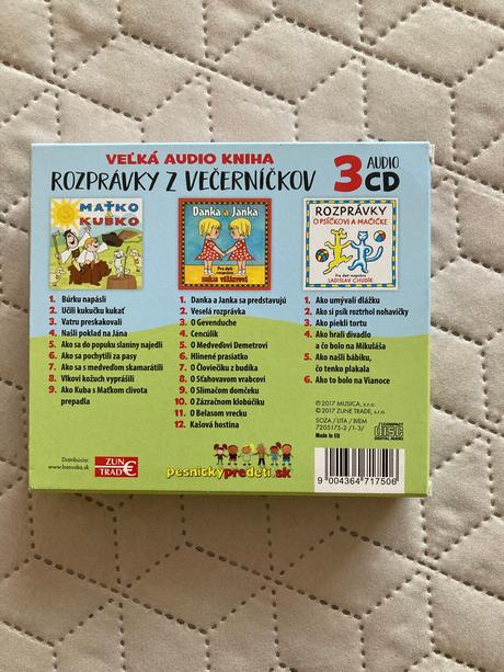 3 cd - cena s poštovným, 