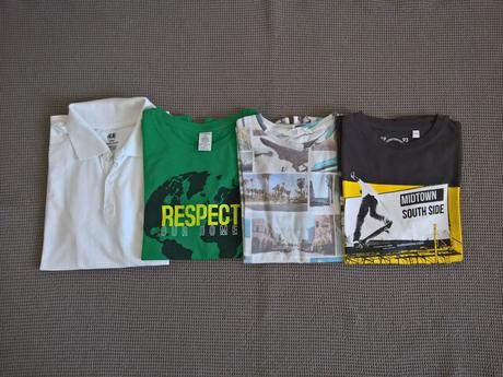 Trička 134/140, h&m,134