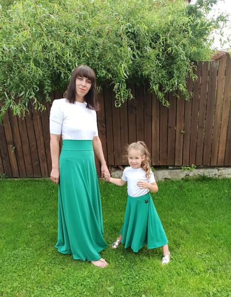 Set sukienky mama a dcéra, 104