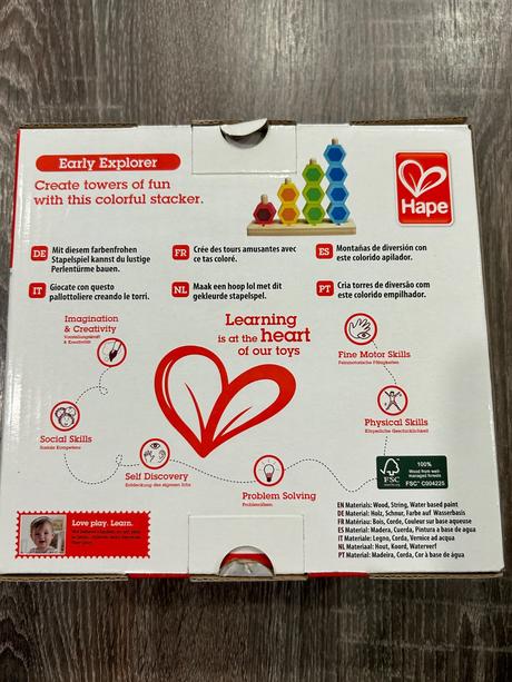 Hape nastrkovanie -farby nová, 