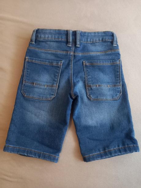 Riflové kraťasy, denim,110