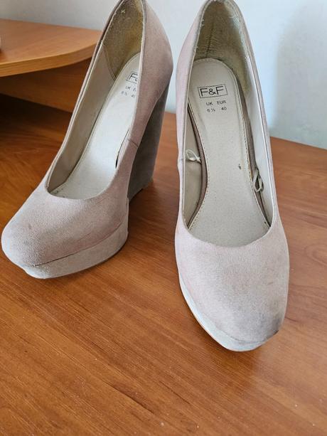 Topánky na platforme, f&f,40