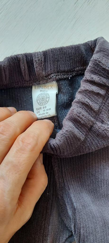 Krásne vrúbkované legíny na prechodné obdobie, lindex,68