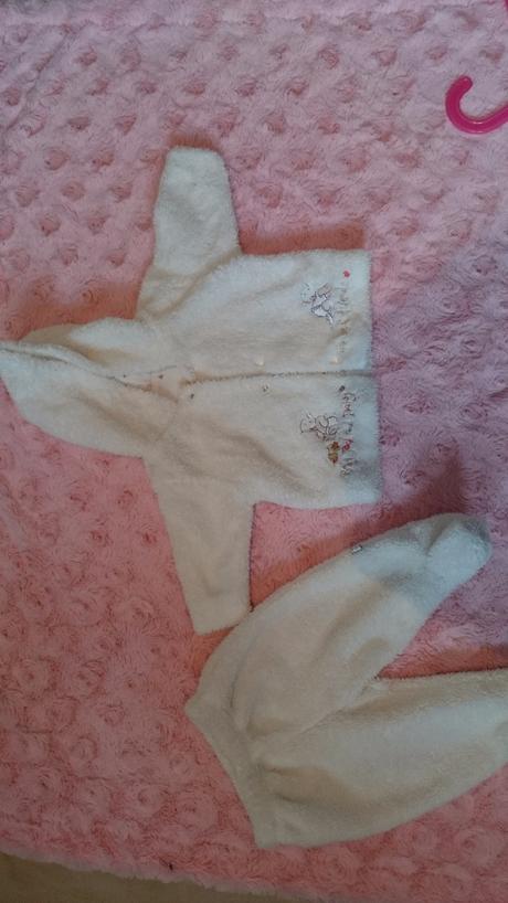 Teplá súpravička,mikina a polodupačky , mothercare,62