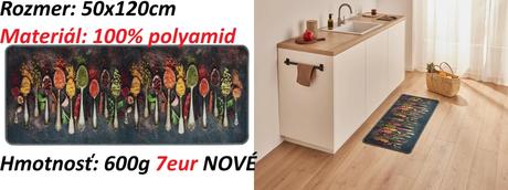 Pvc obrusy, koberce do kuchyne, 