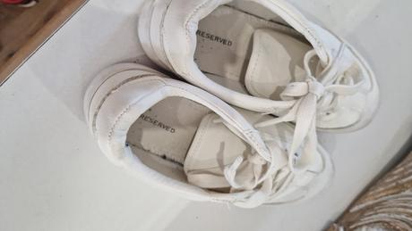 Biele tenisky,  minimum obuté,  35 veľkosť, reserved,35