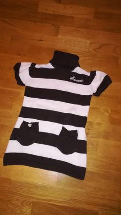 Pletené svetríkové šaty 3-4r., dopodopo,104