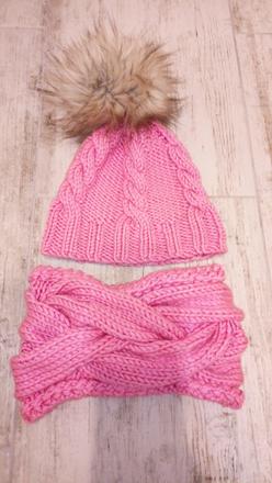 Set ciapka plus tunel hand made top stav, 116