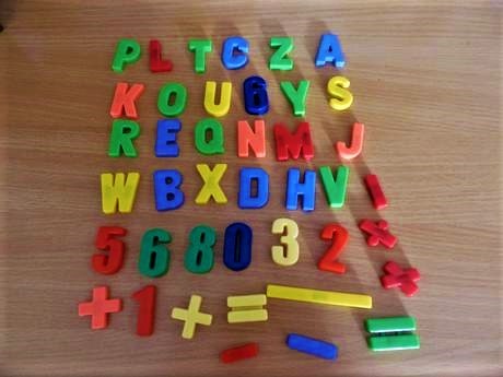 Magnetky na výučbu 43 ks,