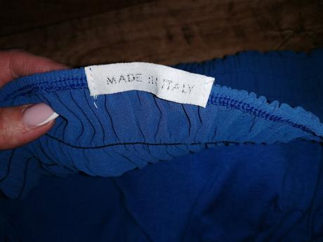 Modré šaty, velk. m, m