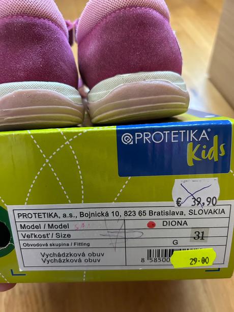 Dievcenske sandale protetika diona 31, protetika,31