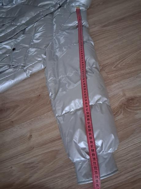 Strieborná oversize bunda, just play