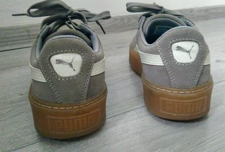Puma suede platform snk jr rock ridge whisper whit, puma,37