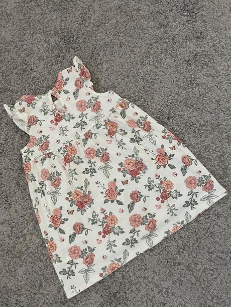 H&m šaty letné 92 kvietky, h&m,92