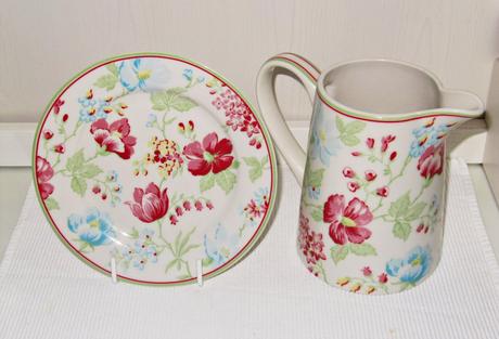 Green gate džbán a tanier - sada, 