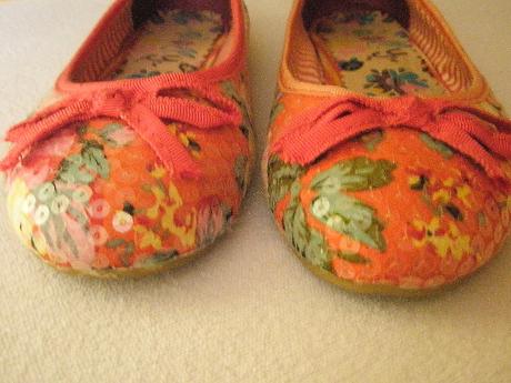 Balerínky s flitrami zn. dolly do veľ. 36, 36